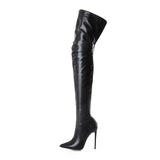 GREATBFB Wish  Autumn and Winter Foreign Trade New European and American Style Fashion Personality below the Knee plus Size Women's Boots 0-43 Factory Wholesale