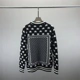 #2 Men's Sweater Knit Pullovers Men Women Printed Dog Green Duck Head human made sweater Knit Sweater Winter Clothes Casual Oversized Sweaters 0100