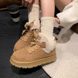 2025  Winter new thick-soled non-slip velvet warm snow boots short boots cotton shoes children