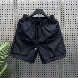 GREATNFB Factory Wholesale Summer Men's American Sports Thin Section Loose Casual Quick-Drying Fifth Pants Japanese Style Workwear Shorts Men