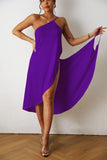 GREATNFB European and American  New Solid Color Sexy  Beach Skirt Suspenders Jumpsuit Short Skirt Female 7 Colors Size 8 in Stock