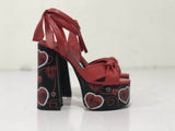 Foreign Trade European and American Style Summer Open Toed Sandals Ankle Strap Roman Shoes Chunky Heel Shoes plus Size Women's Sandals