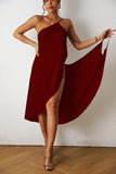 GREATNFB European and American  New Solid Color Sexy  Beach Skirt Suspenders Jumpsuit Short Skirt Female 7 Colors Size 8 in Stock