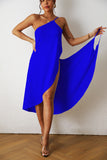 GREATNFB European and American  New Solid Color Sexy  Beach Skirt Suspenders Jumpsuit Short Skirt Female 7 Colors Size 8 in Stock