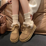 2025  Winter new thick-soled non-slip velvet warm snow boots short boots cotton shoes children