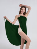 GREATNFB European and American  New Solid Color Sexy  Beach Skirt Suspenders Jumpsuit Short Skirt Female 7 Colors Size 8 in Stock