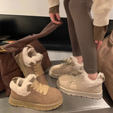 2025  Winter new thick-soled non-slip velvet warm snow boots short boots cotton shoes children