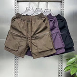 GREATNFB Factory Wholesale Summer Men's American Sports Thin Section Loose Casual Quick-Drying Fifth Pants Japanese Style Workwear Shorts Men