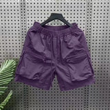 GREATNFB Factory Wholesale Summer Men's American Sports Thin Section Loose Casual Quick-Drying Fifth Pants Japanese Style Workwear Shorts Men