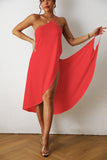 GREATNFB European and American  New Solid Color Sexy  Beach Skirt Suspenders Jumpsuit Short Skirt Female 7 Colors Size 8 in Stock