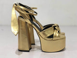 Foreign Trade European and American Style Summer Open Toed Sandals Ankle Strap Roman Shoes Chunky Heel Shoes plus Size Women's Sandals