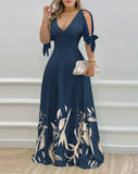 greatnfb Women Casual Elegant Cocktail Party Prom Luxury Evening Chic Formal Occasion Dresses Split Dance Split Maxi Gala Dress Clothes