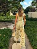 greatnfb Women Elegant Hollow Out Knit Pants Suit Casual Square Neck Cropped Tank High Waist Trousers Set 2024 Lady Vacation Chic Outfits
