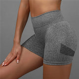 greatnfb  Summer Yoga Shorts High Waist Sports Short Leggings Women Push Up Tights Seamless Gym Workout Scrunch Shorts Fitness Wear