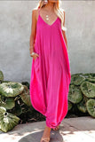 Greatnfb V Neck Loose Cami Dress